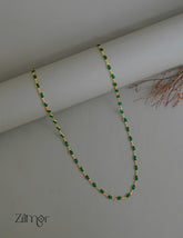 SG1011790 - Semi Precious Stone Long Necklace (color option) 2-Zilmor